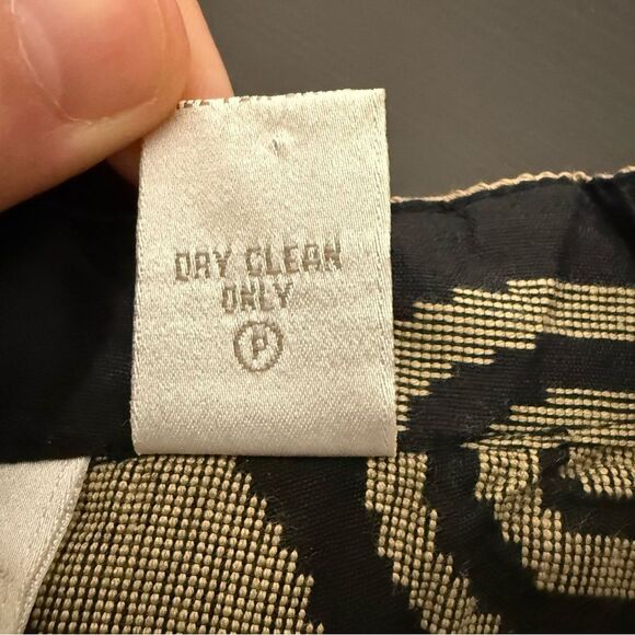 Soft Surroundings Top Tunic Womens Sz L Black Gold Embroidered V Neck Boho Fest - Picture 11 of 13